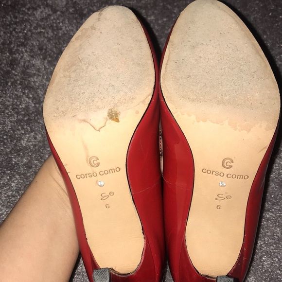 Corso Como red patent leather pumps - Picture 4 of 6